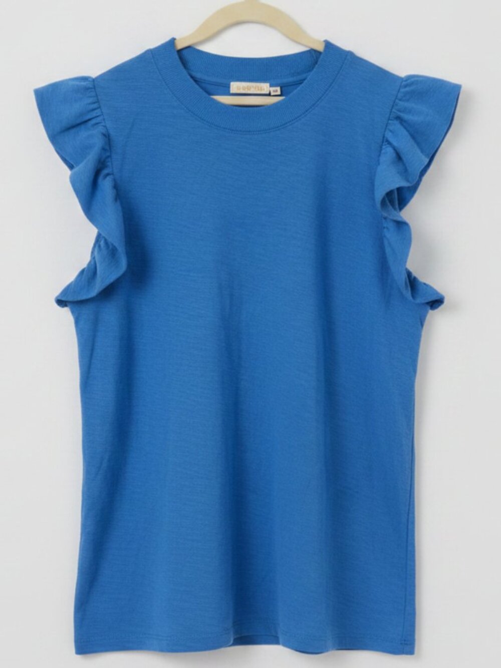 Nation LTD Ruffle Sleeve Tee Size Small